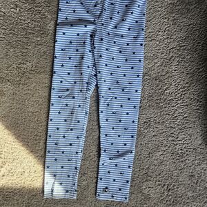 Vineyard Vines Kids Leggings with Blue Stripes and Stars